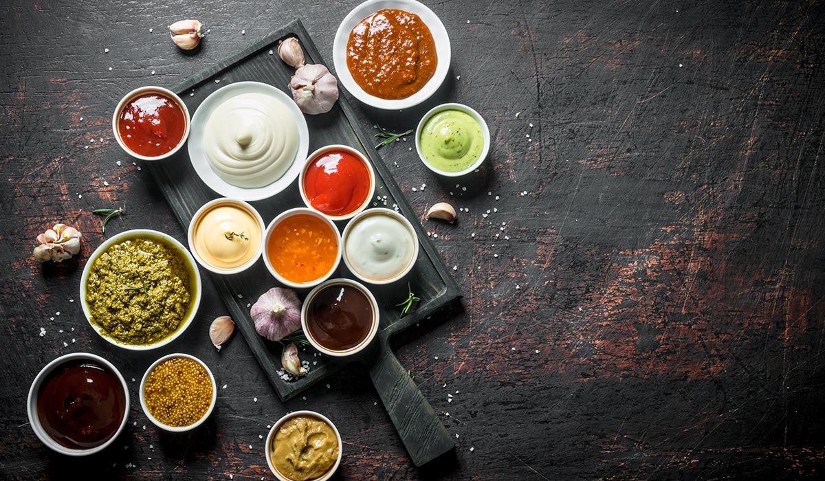 Speisekarte Saucen, Gyrosrestaurant in Frechen